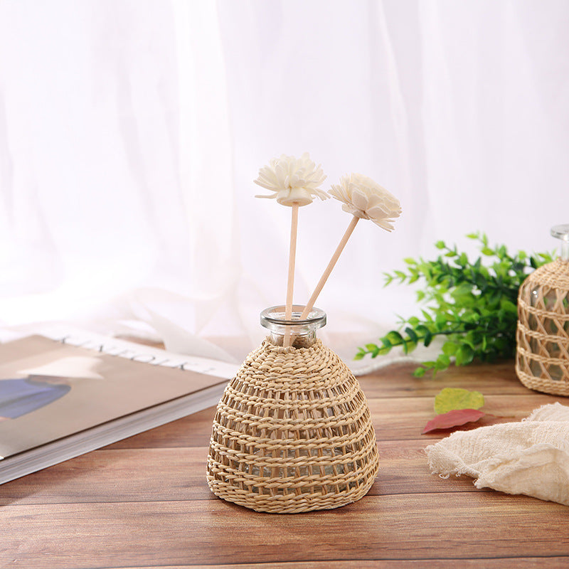 Hand-woven Glass Vase