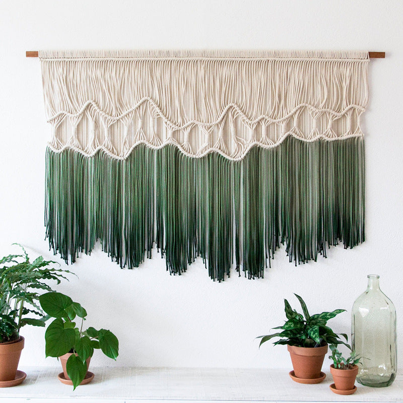 handmade dip dyed tapestry