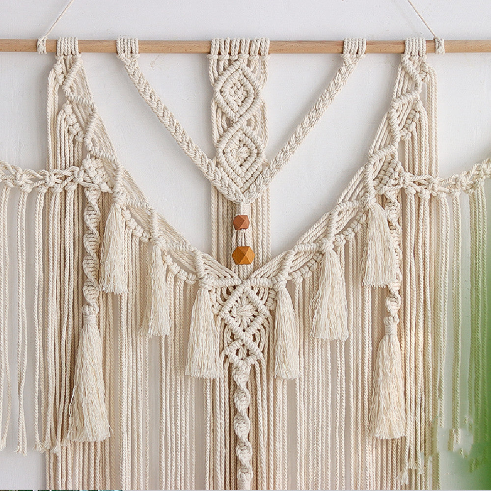 Hand-Woven Tassel Tapestry