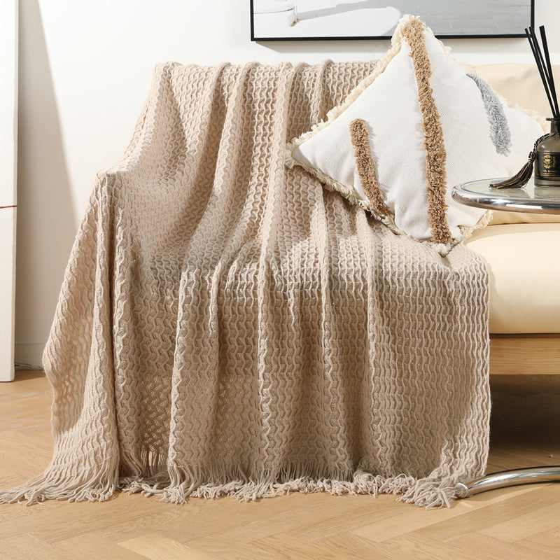 Knitted Small Blanket