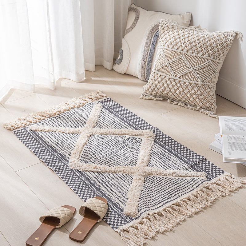 Hand-woven rug