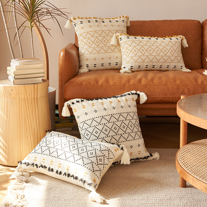 Tassel Plush Pillow