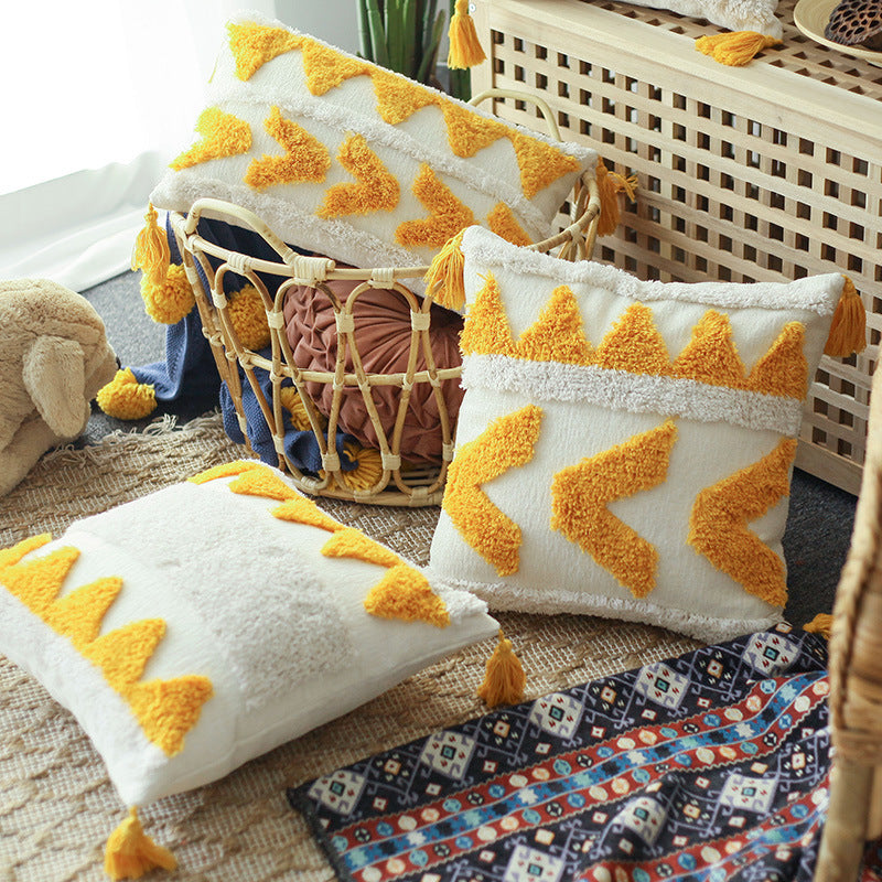 Style modern minimalist pattern waist pillow pillowcase