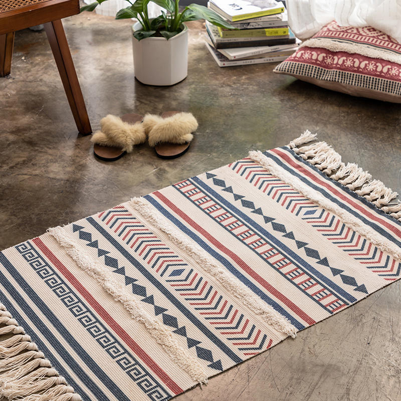 Tufted Handmade Tassel Carpet
