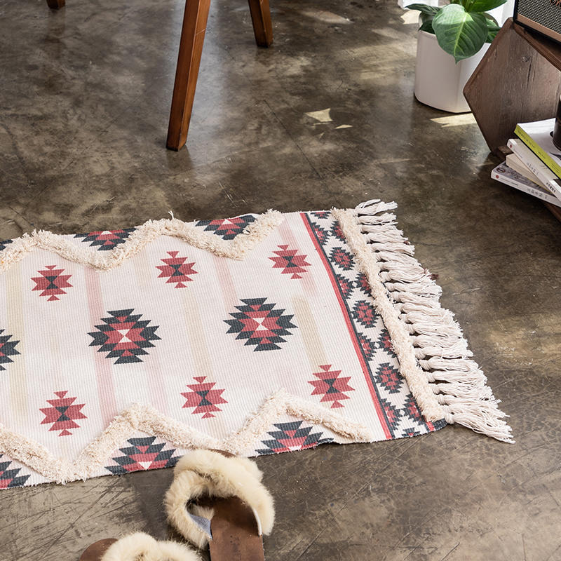 Tufted Handmade Tassel Carpet