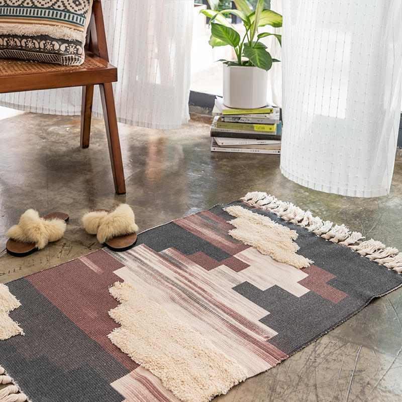 Tufted Handmade Tassel Carpet