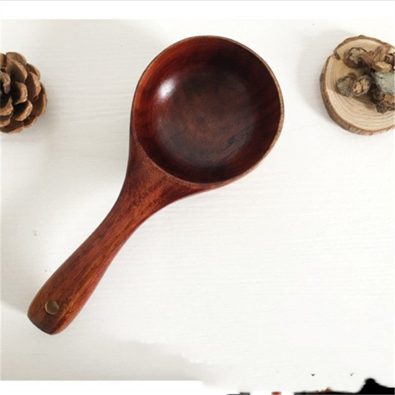 Wooden Scoop With Handle