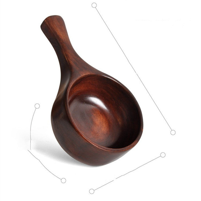 Wooden Scoop With Handle