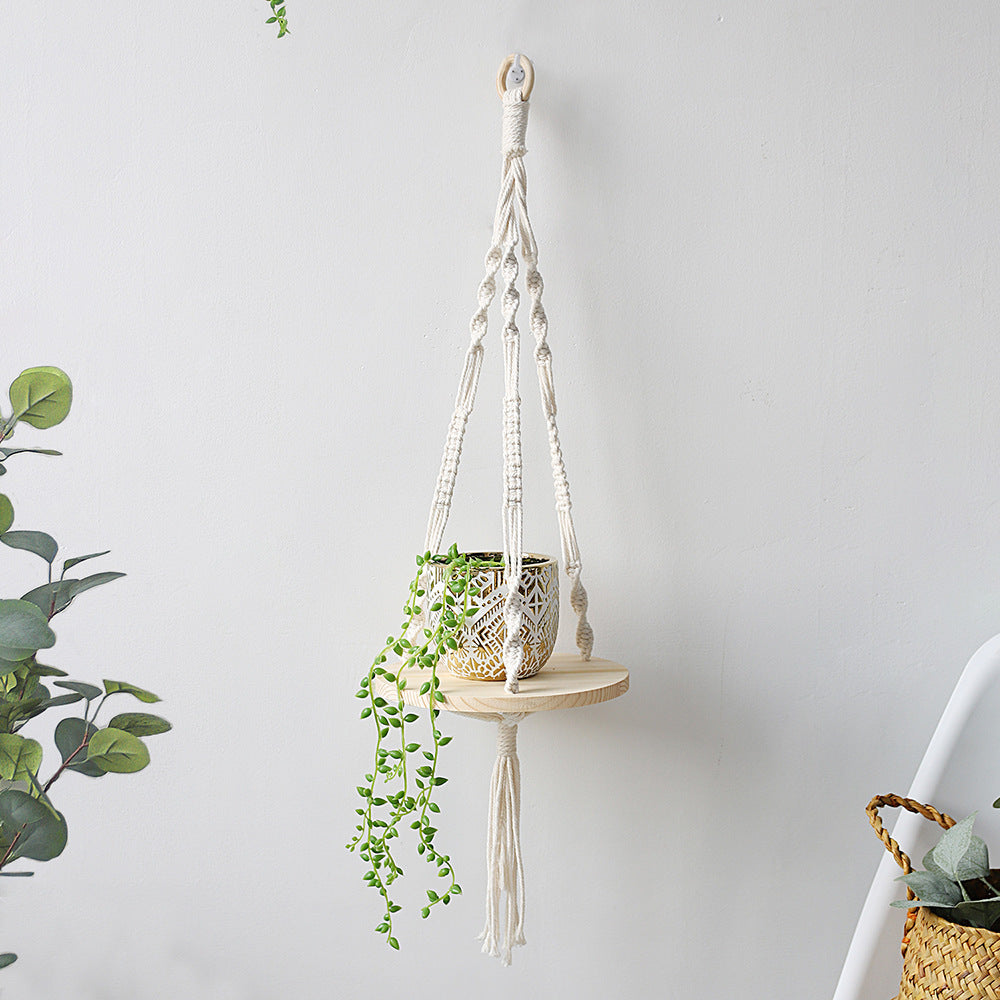 Hand-woven Tapestry Flower Pot Rack