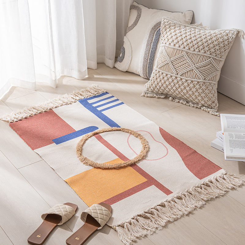 Hand-woven rug