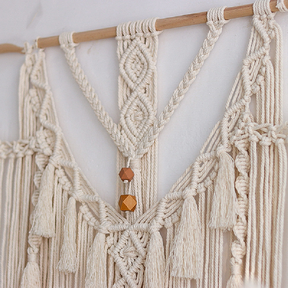 Hand-Woven Tassel Tapestry