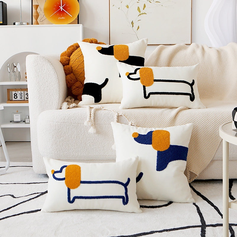 Embroidered pillow