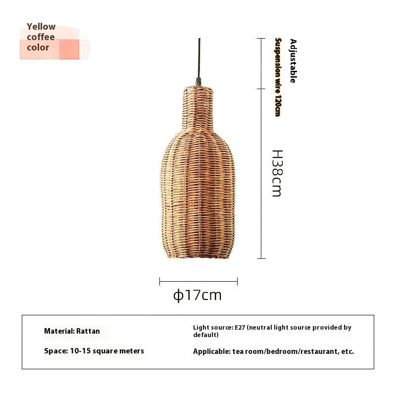 Rattan Chandelier