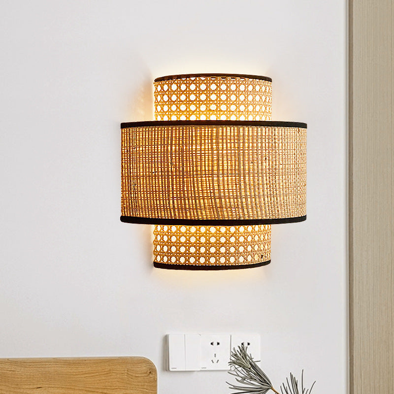 Rattan Wall Lamp