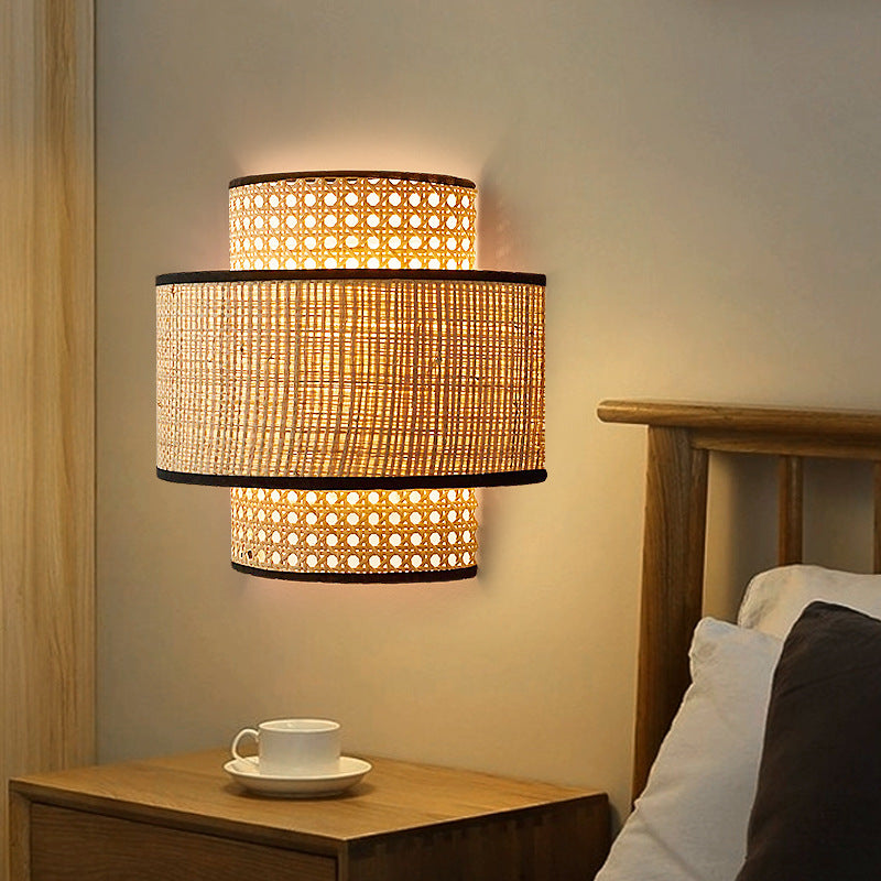 Rattan Wall Lamp