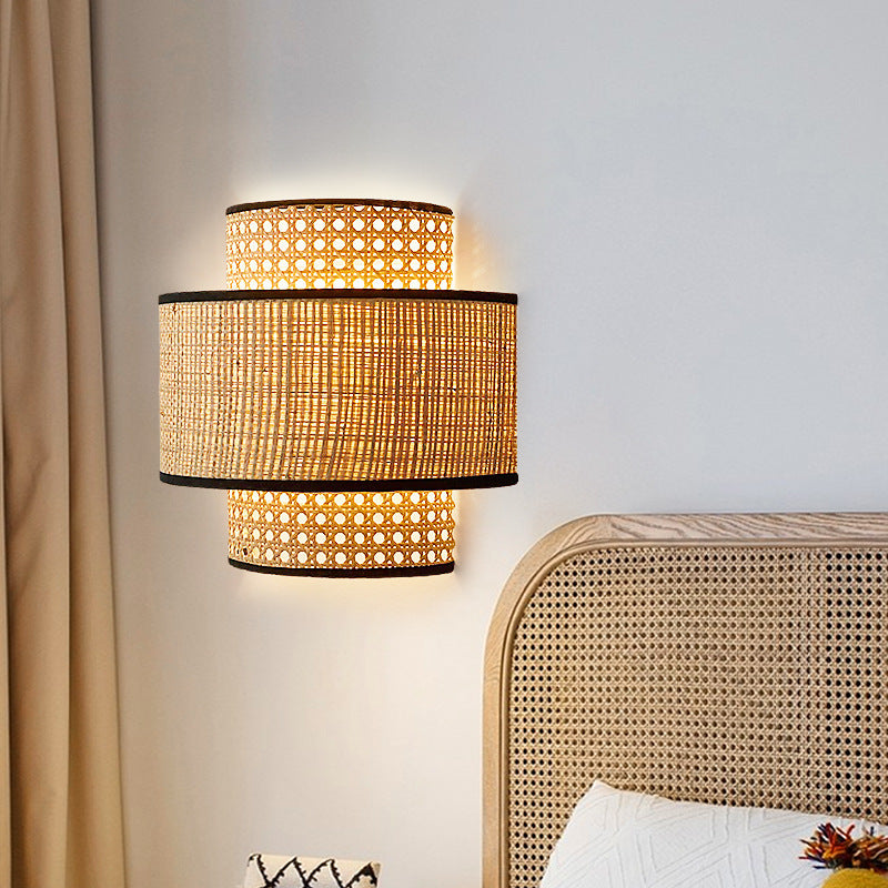 Rattan Wall Lamp