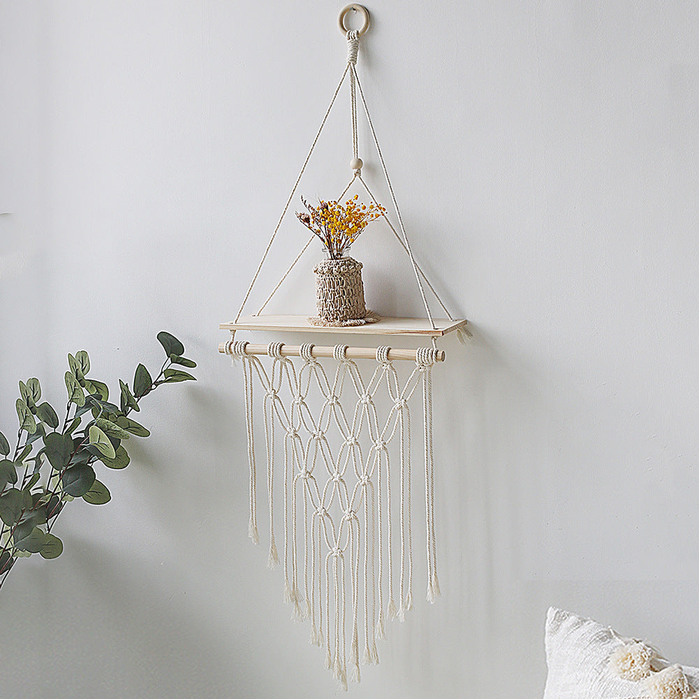 Hand-woven Tapestry Flower Pot Rack