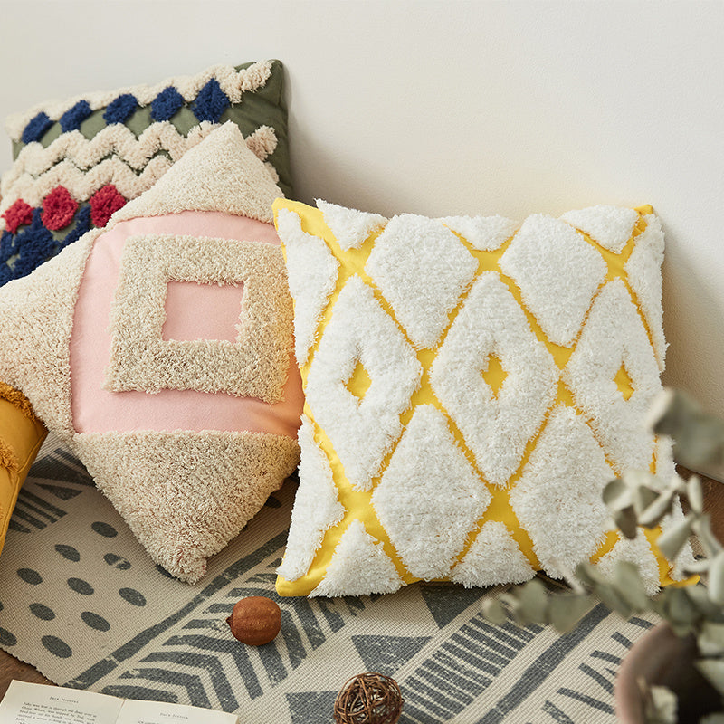 Handmade Tufted Pillowcase