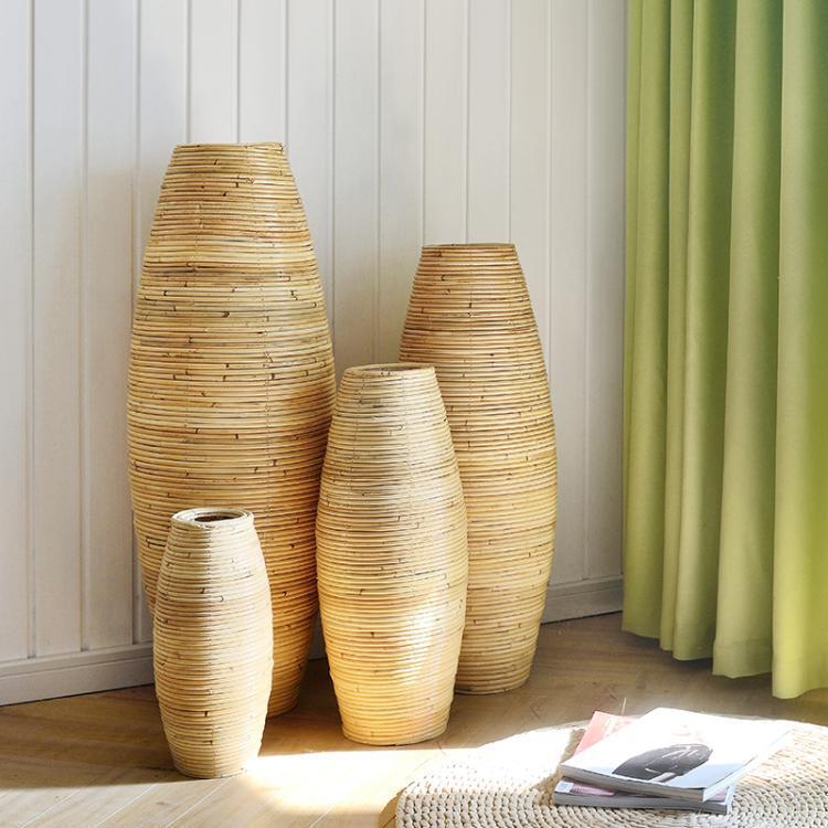 Rattan Vase