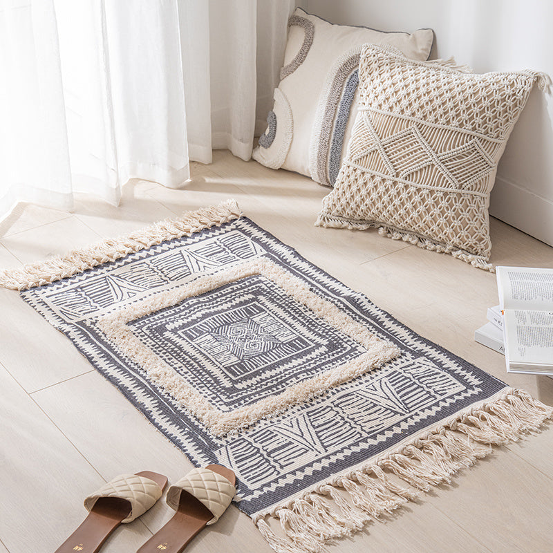 Hand-woven rug