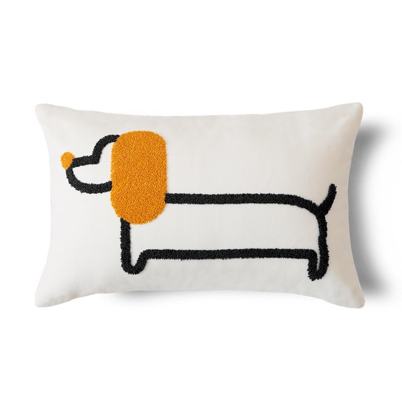 Embroidered pillow