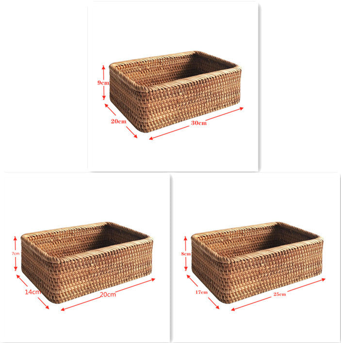 Rattan storage basket Set