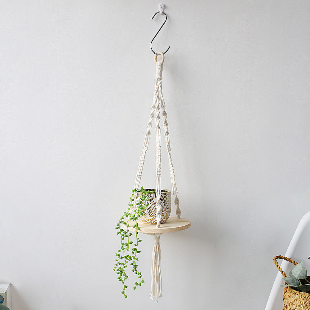 Hand-woven Tapestry Flower Pot Rack