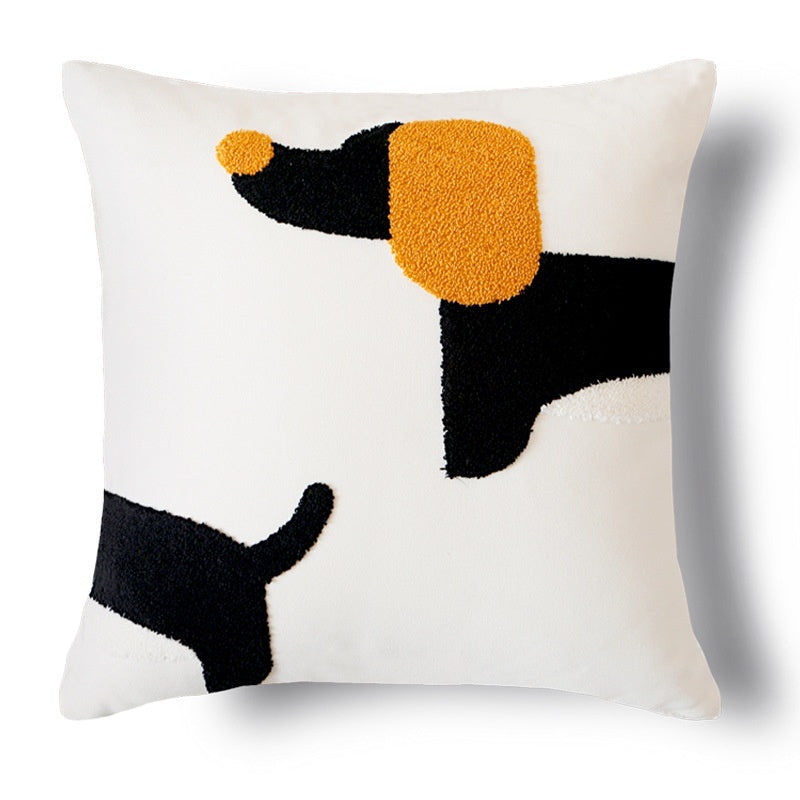 Embroidered pillow