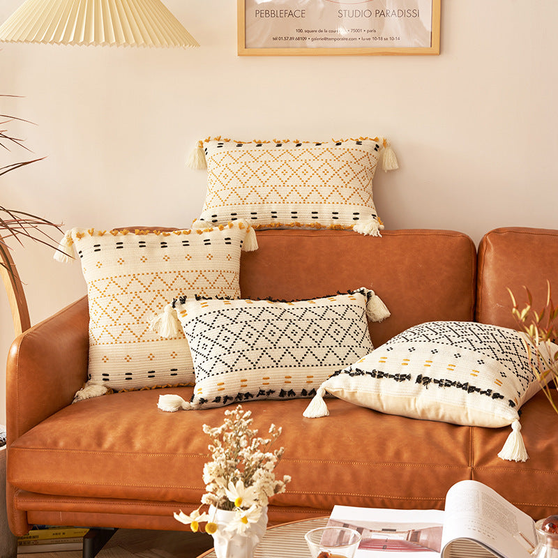 Tassel Plush Pillow