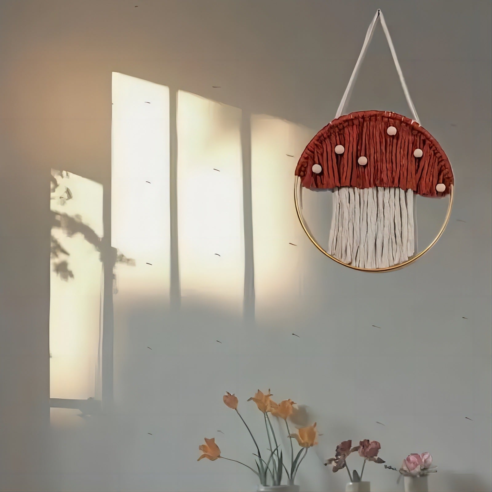 Woven Mushroom tapestry