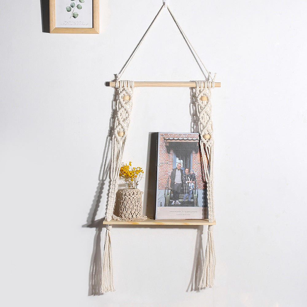Hand-woven Tapestry Flower Pot Rack