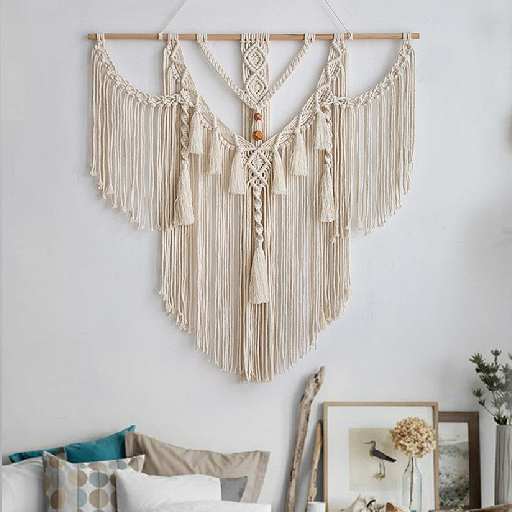Hand-Woven Tassel Tapestry