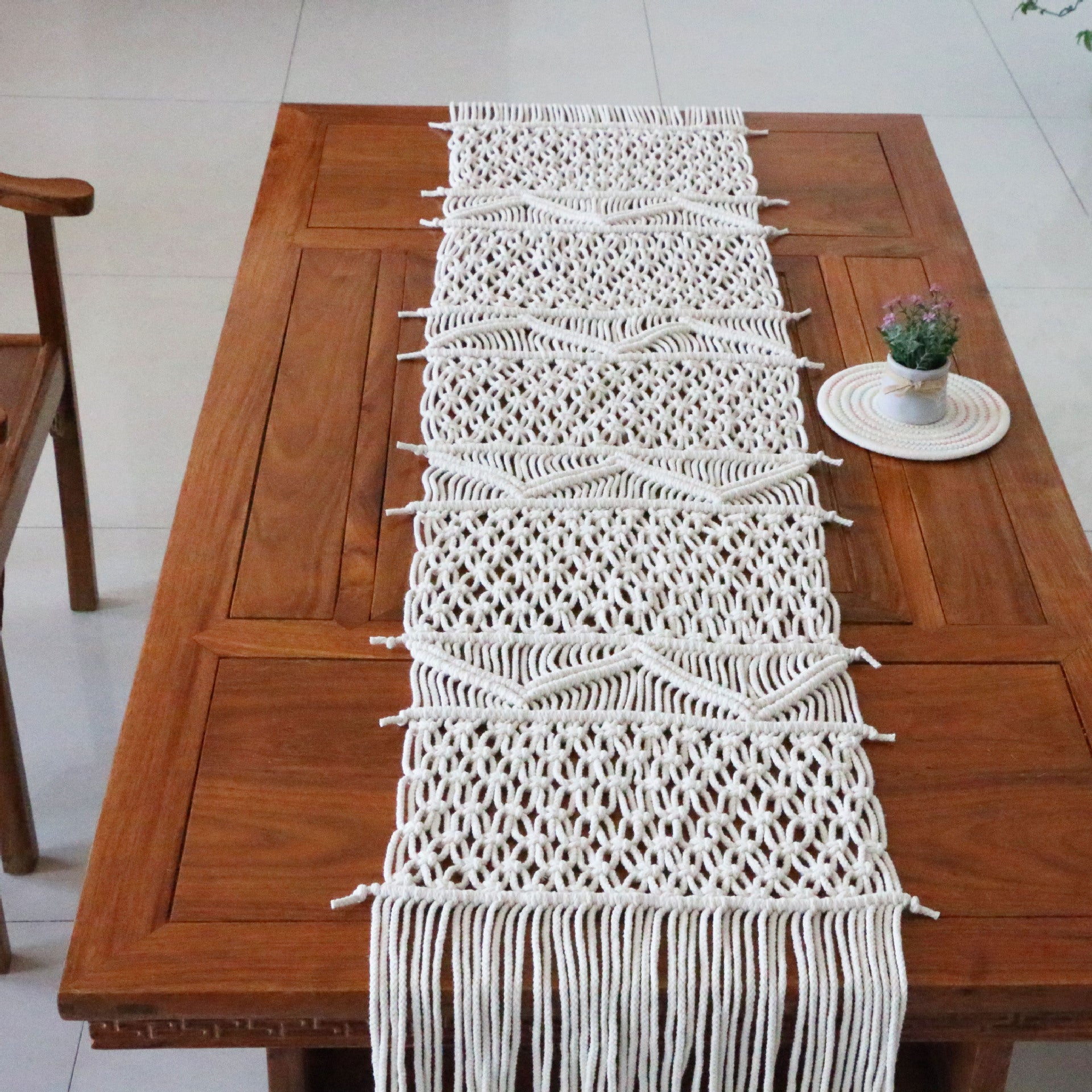 Bohemian Hand-woven Table Runner