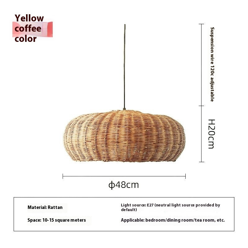 Rattan Chandelier