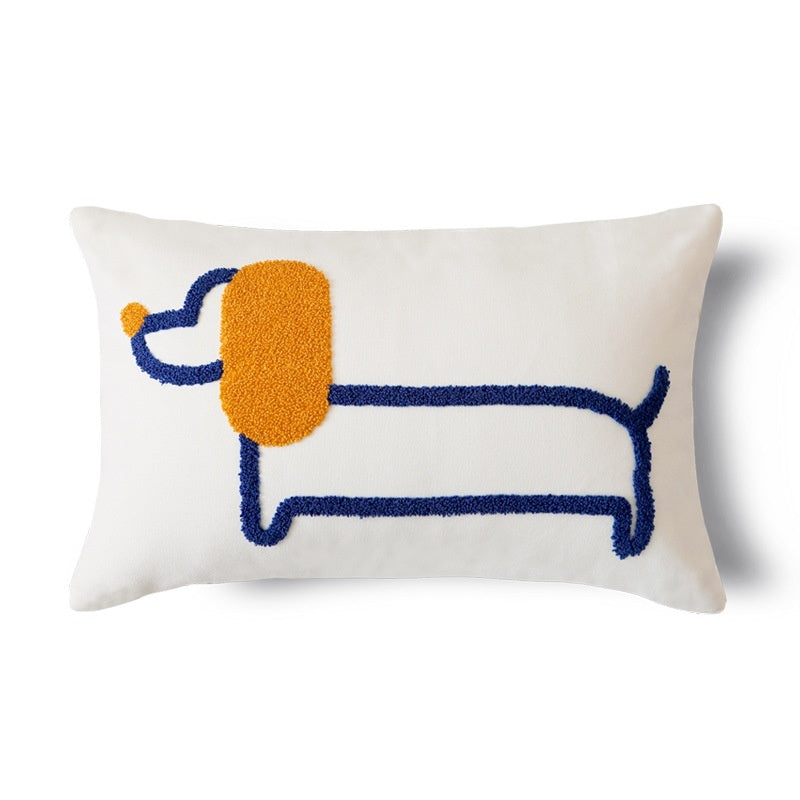 Embroidered pillow
