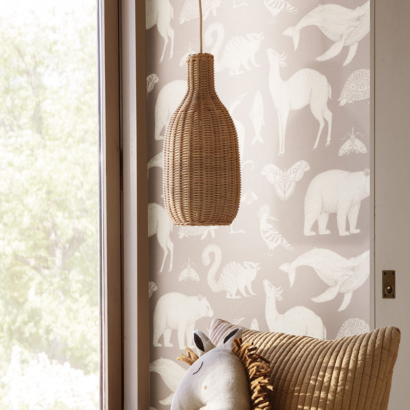 Rattan Chandelier