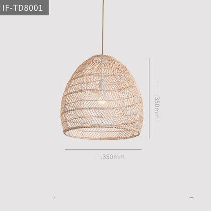Rattan Chandelier