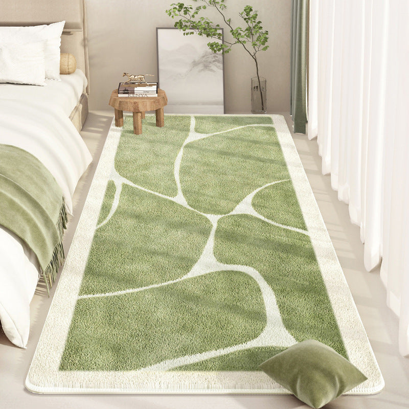 Green rug