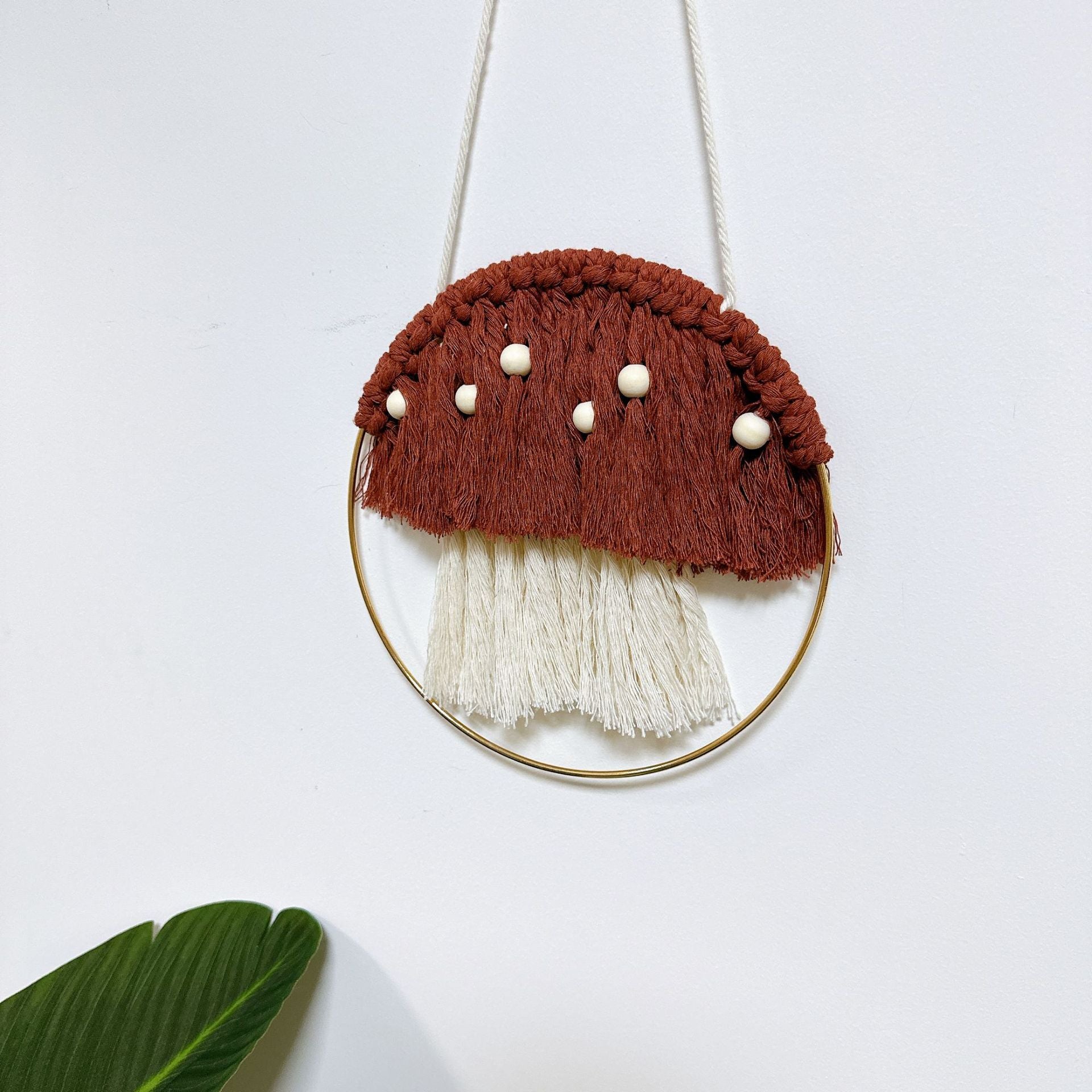 Woven Mushroom tapestry