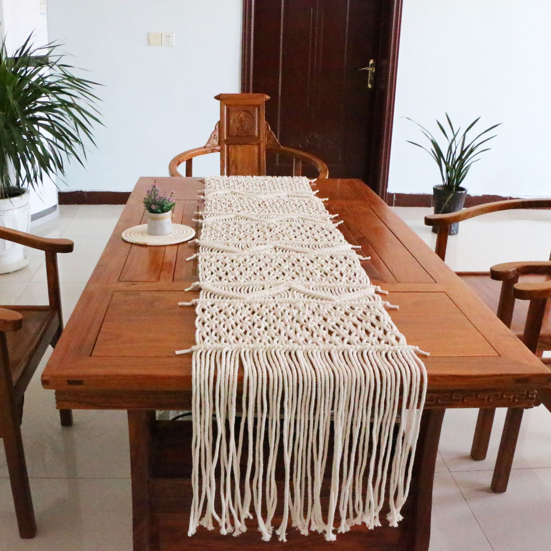 Bohemian Hand-woven Table Runner