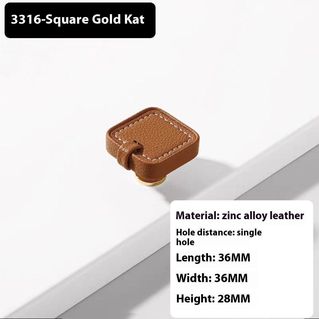 Leather Cabinet Door Handle