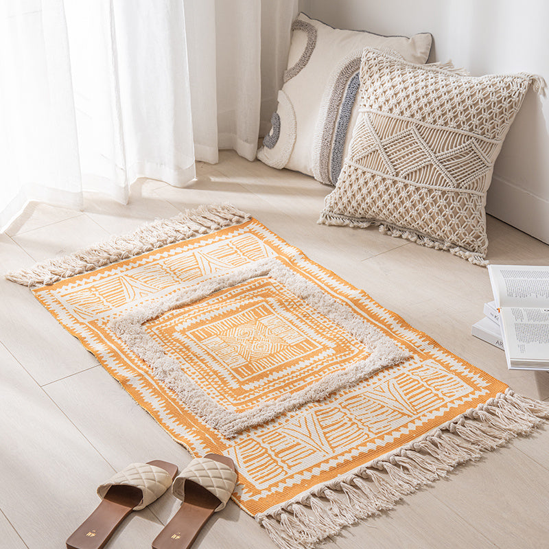Hand-woven rug