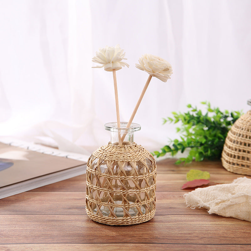 Hand-woven Glass Vase