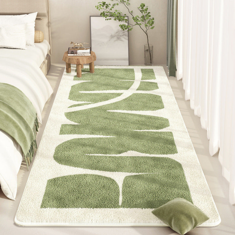 Green rug