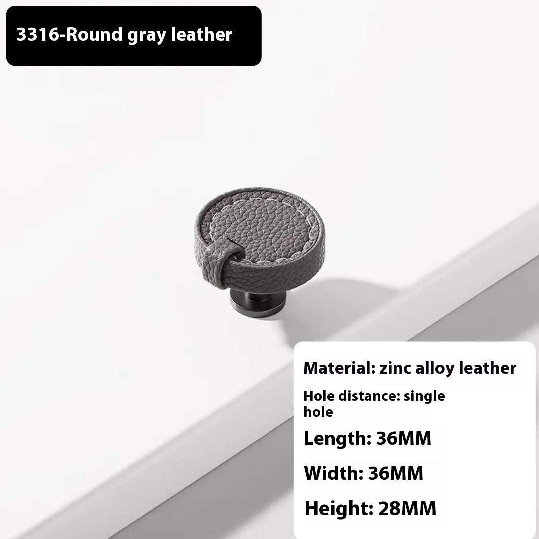 Leather Cabinet Door Handle